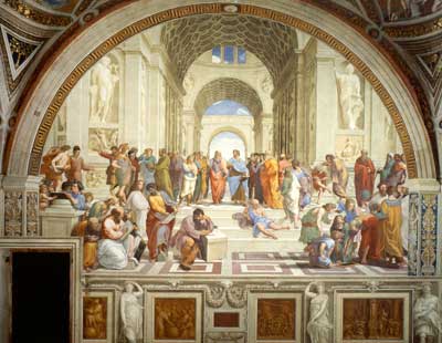 The School of Athens by Raffaello Sanzio